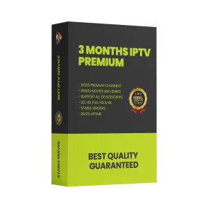 3 Months IPTV Basic Subscription