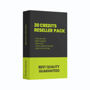 IPTV RESELLER 20 CREDITS